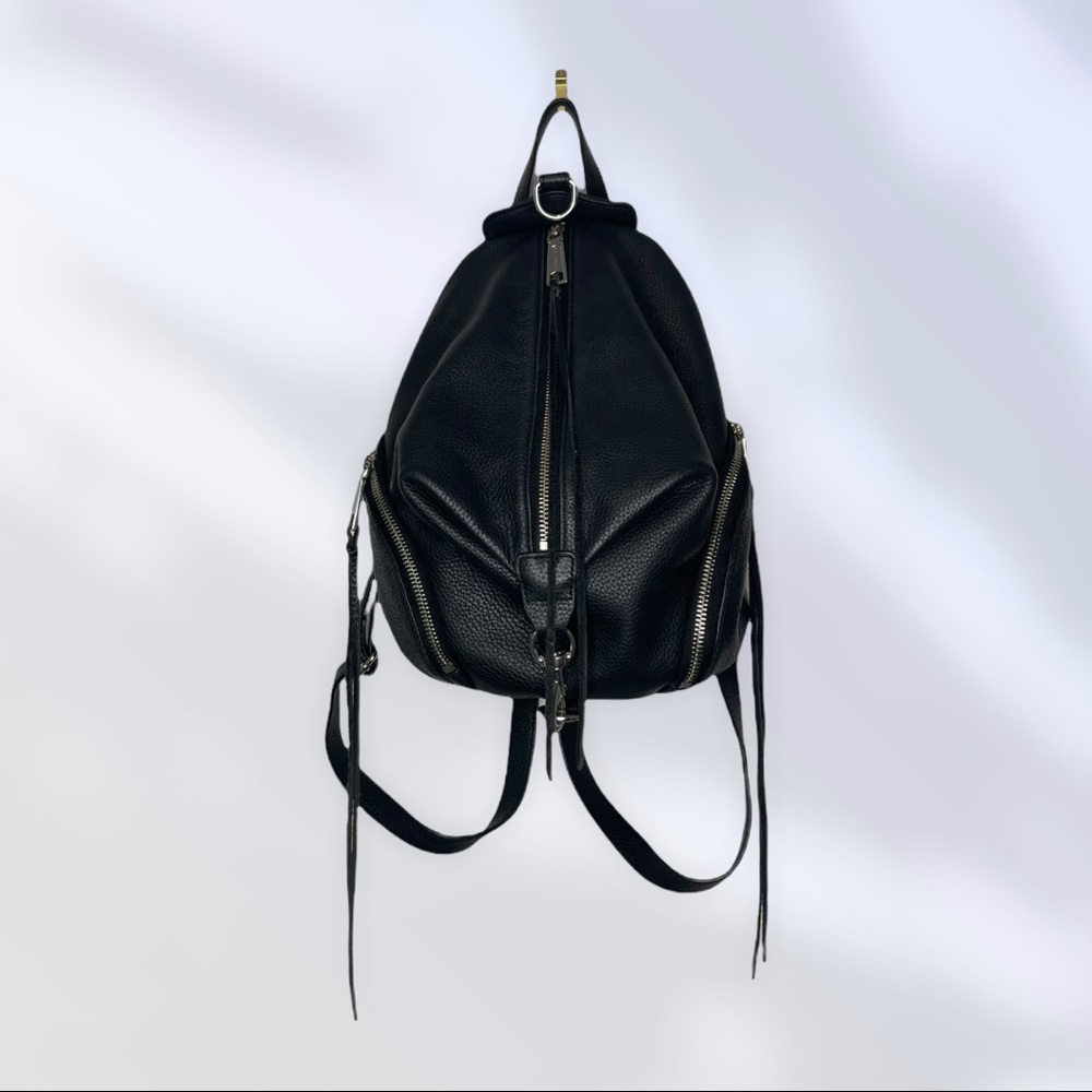 Rebecca Minkoff Julian small black pebble leather